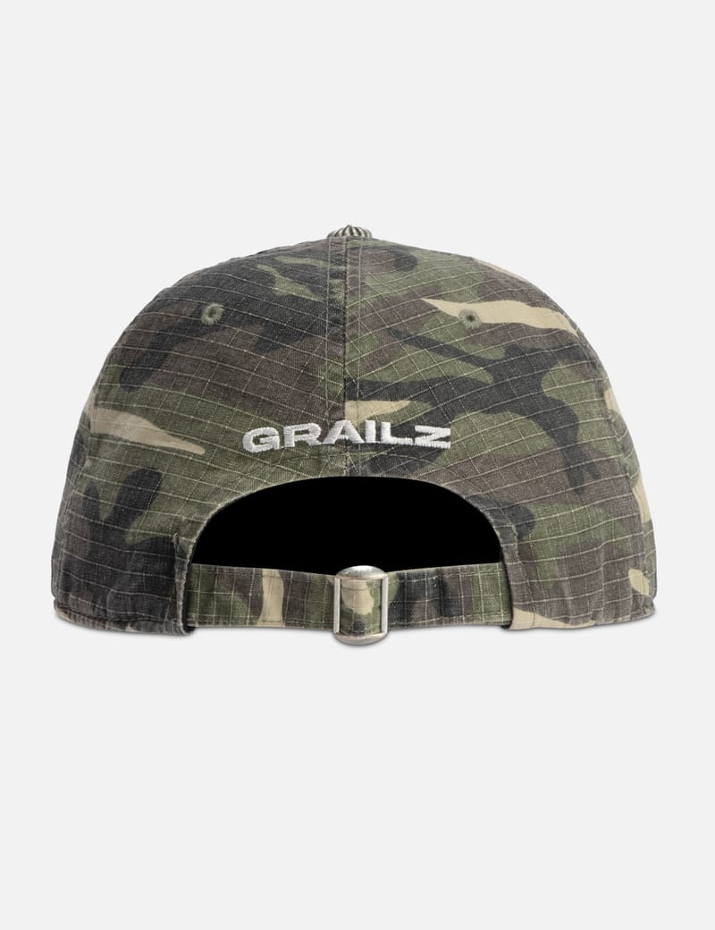 【Grailz】24HS LOGO CAMO CAP [CAMO] GRAILZ - Logo Camo Cap | HBX - Globally Curated Fashion and
