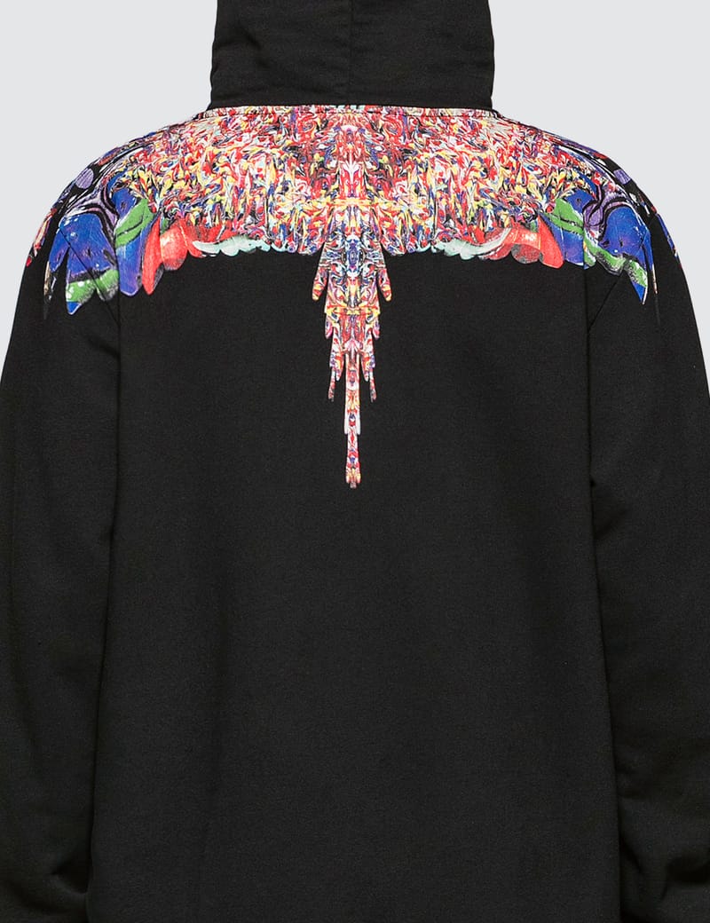 ★Marcelo Burlon★ステッチウイングスレギュラーフーディー Marcelo Burlon(マルセロバーロン) パーカー・フーディ(メンズ