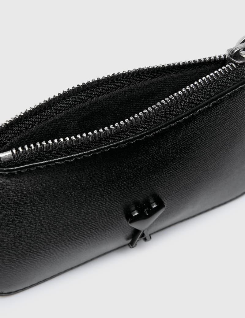 Ami - Ami De Coeur Zipped Wallet | HBX - Globally Curated Fashion