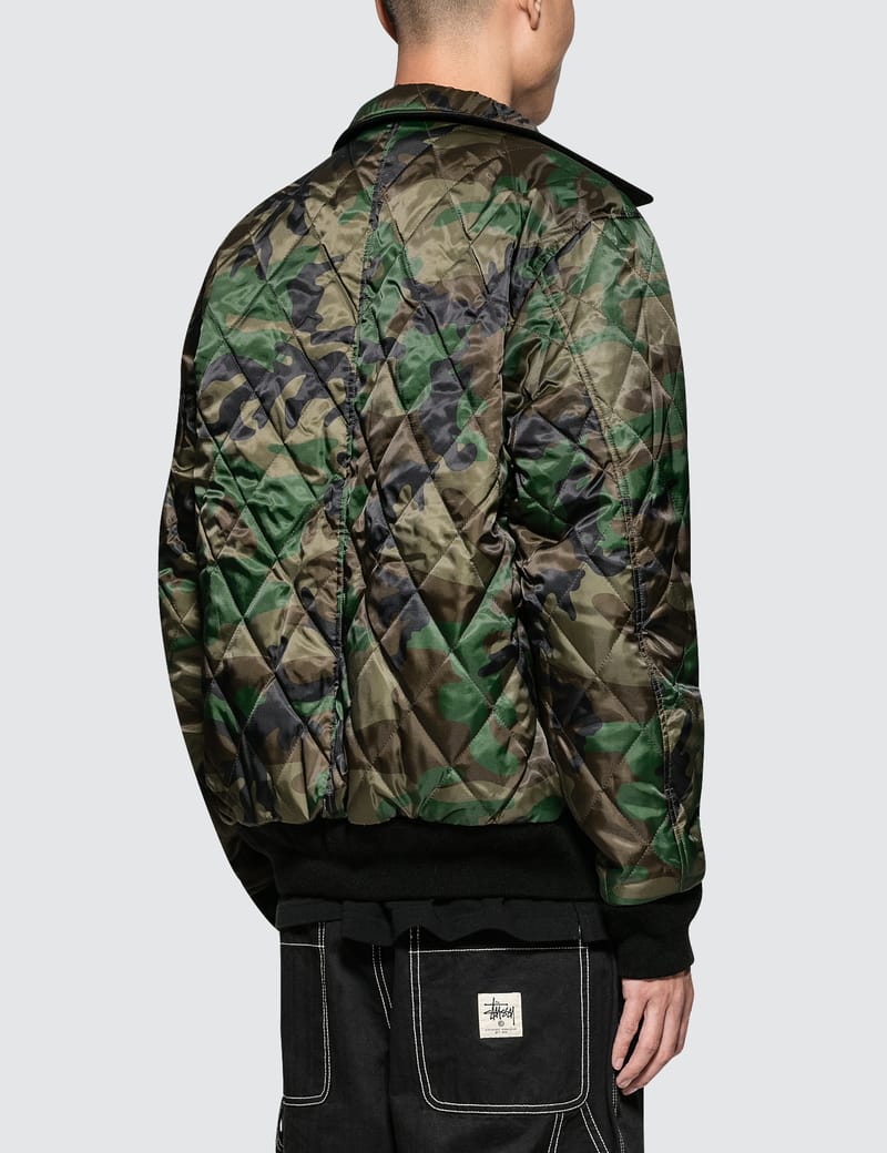 Stüssy - Boiled Wool Reversible Bomber Jacket | HBX