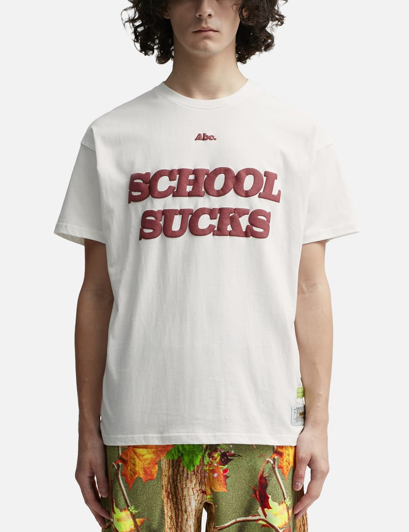 Advisory Board Crystals - Abc. School Sucks T-shirt | HBX