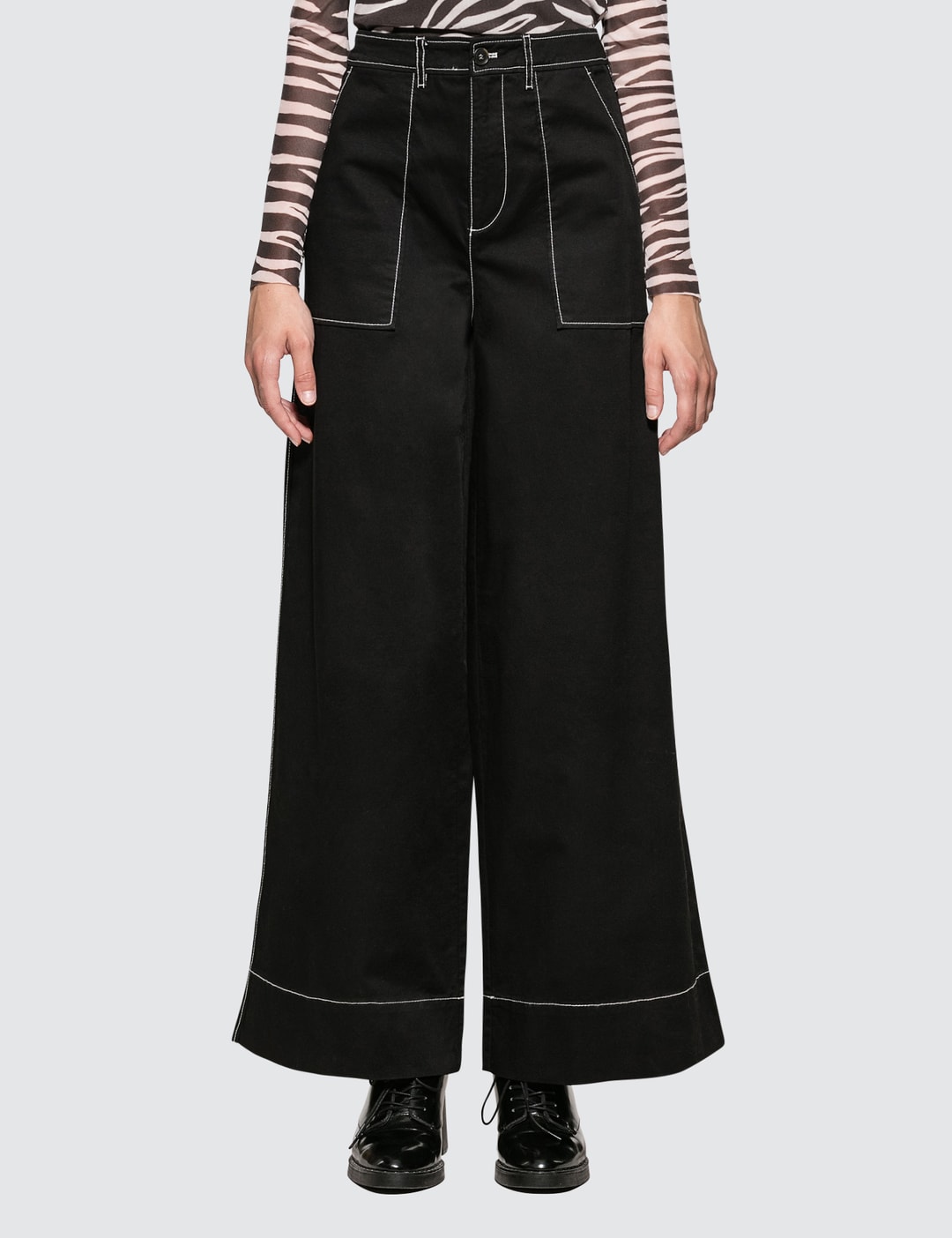 Ganni - Hewson Pants | HBX - Globally Curated Fashion and Lifestyle by ...