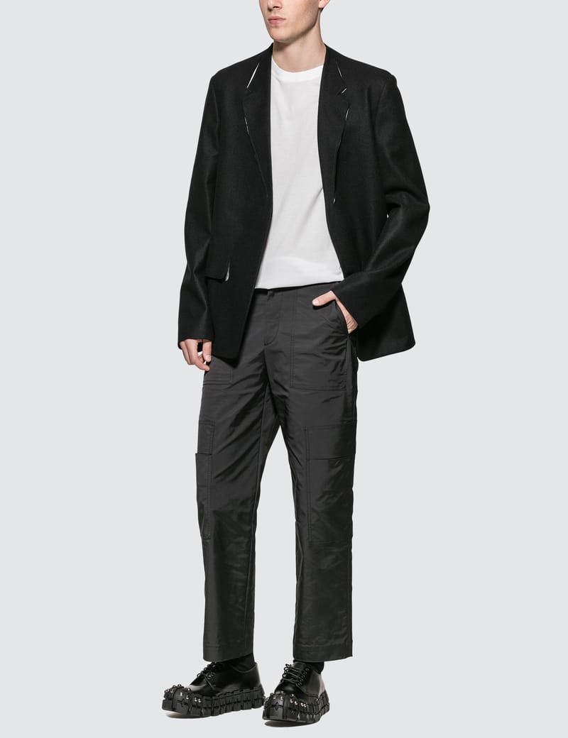 Maison Margiela - Wool Blazer With Cut Out Detail | HBX - ハイプ