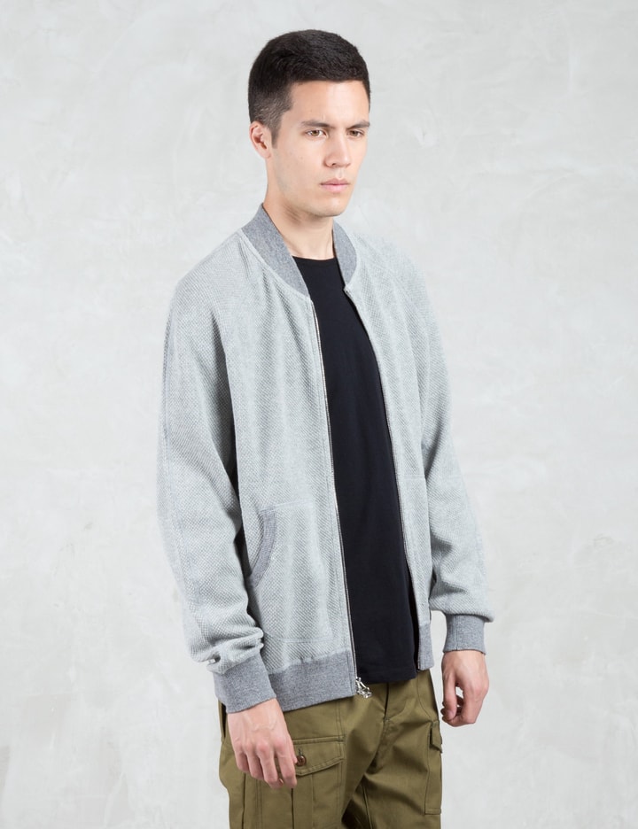 Wings + Horns - Honeycomb Knit Bomber Jacket | HBX