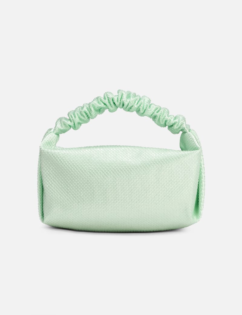 Alexander Wang - Satin Scrunchie Mini Bag with Clear Beads | HBX