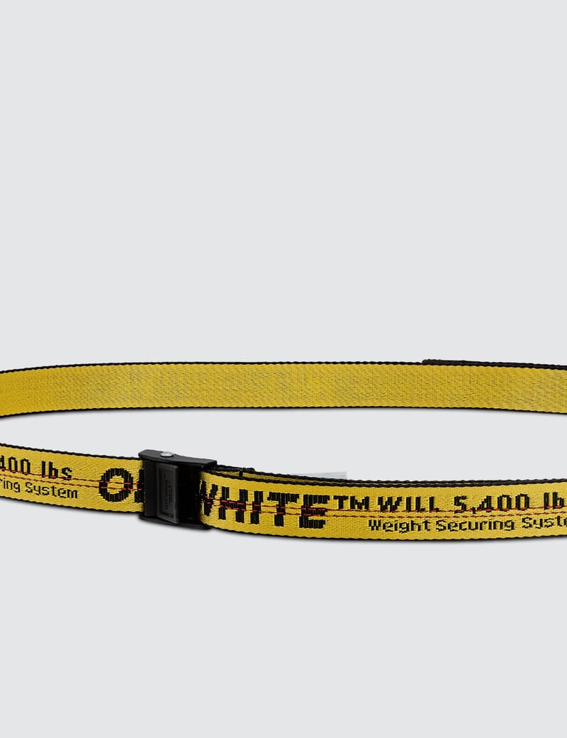 2.0 MINI INDUSTRIAL BELT in yellow | Off-White™ Official US