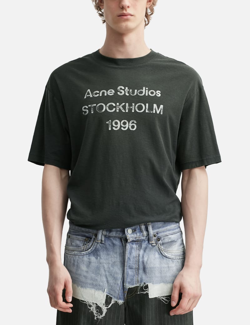 Acne Studios リバースラベルパッチTシャツ XS Acne Studios - Reverse Logo T-Shirt | HBX