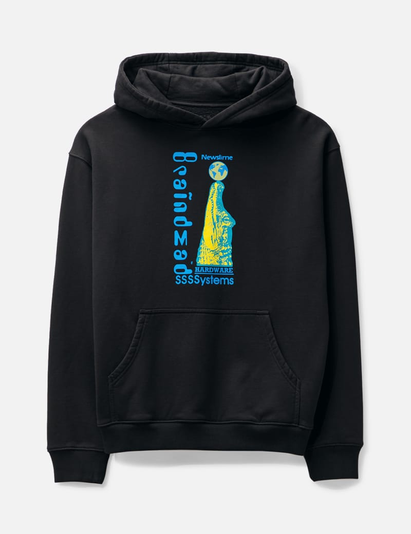 【BRAIN DEAD】 Radical Tension Hoodie / Black Radical Tension Hoodie - Black – Brain Dead