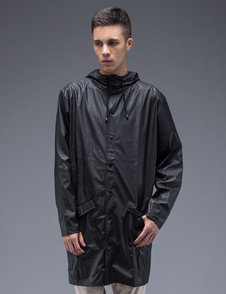Rains - Black Spots Long Jacket | HBX