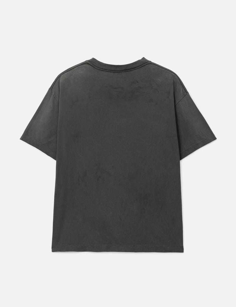 Saint Michael Baby Michael Short Shirt T-shirt - Worn-in black