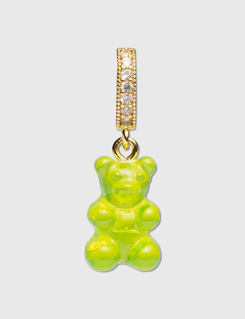 CRYSTAL HAZE ◆ PENDANT_NOSTALGIA BEAR PAVE GOLD LIME Crystal Haze - NOSTALGIA BEAR PAVE PENDANT | HBX - HYPEBEAST