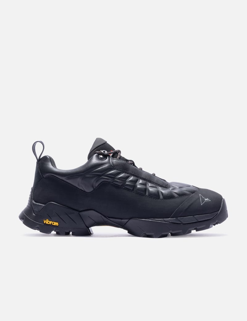 ROA Katharina Skeletal - Black calf leather sneaker with Vibram