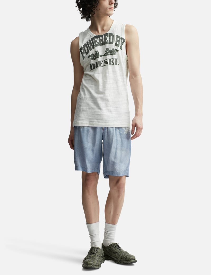 DIESEL テイシ テニム トロンフルイユ テニム フリント 水着 Women's Mesh beach cover-up | Grey | Diesel