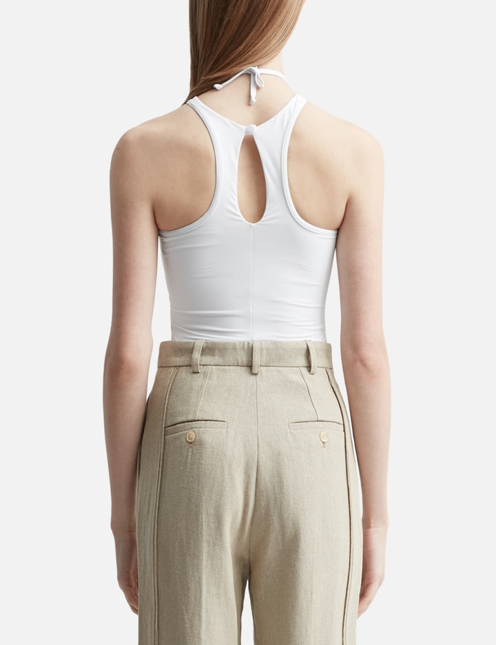 ANDREĀDAMO HALTER NECK SWIMSUIT HBX Globally Curated Fashion and