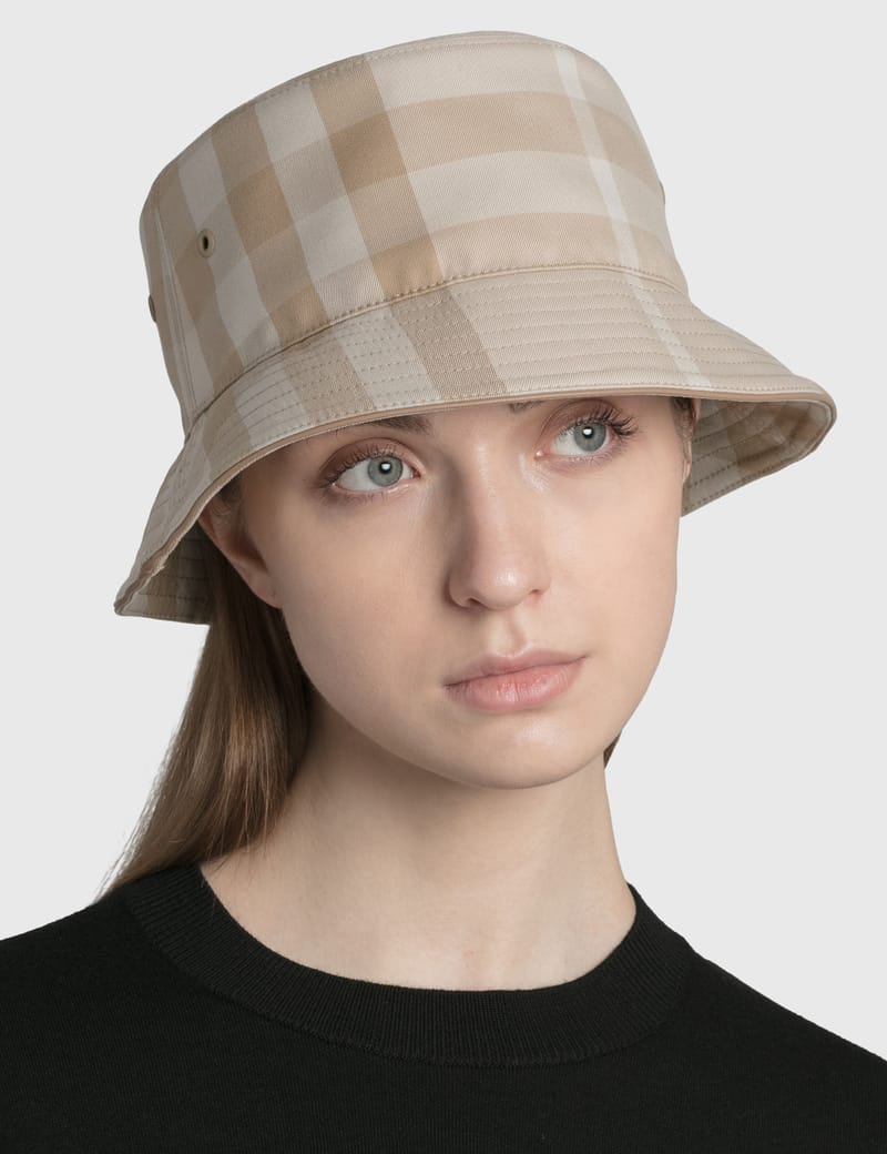 Burberry - Check Cotton Bucket Hat | HBX - Globally Curated