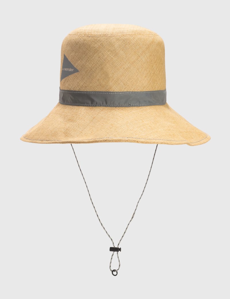 and wander - PAPER CLOTH HAT | HBX - Globally Curated Fashion and