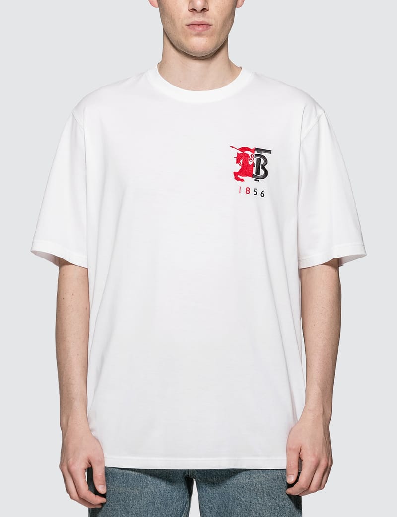 Burberry - Contrast Logo Graphic Cotton T-shirt | HBX - Globally