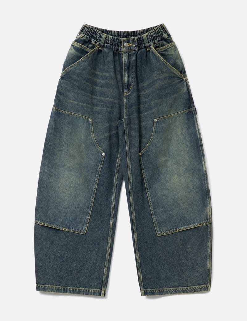 パンツ clesste VINTAGE WASH DENIM MASSIVE PANTS CLESSTE VINTAGE WASH SELVEDGE DENIM MASSIVE PANTS SIZE:F腰圍78cm