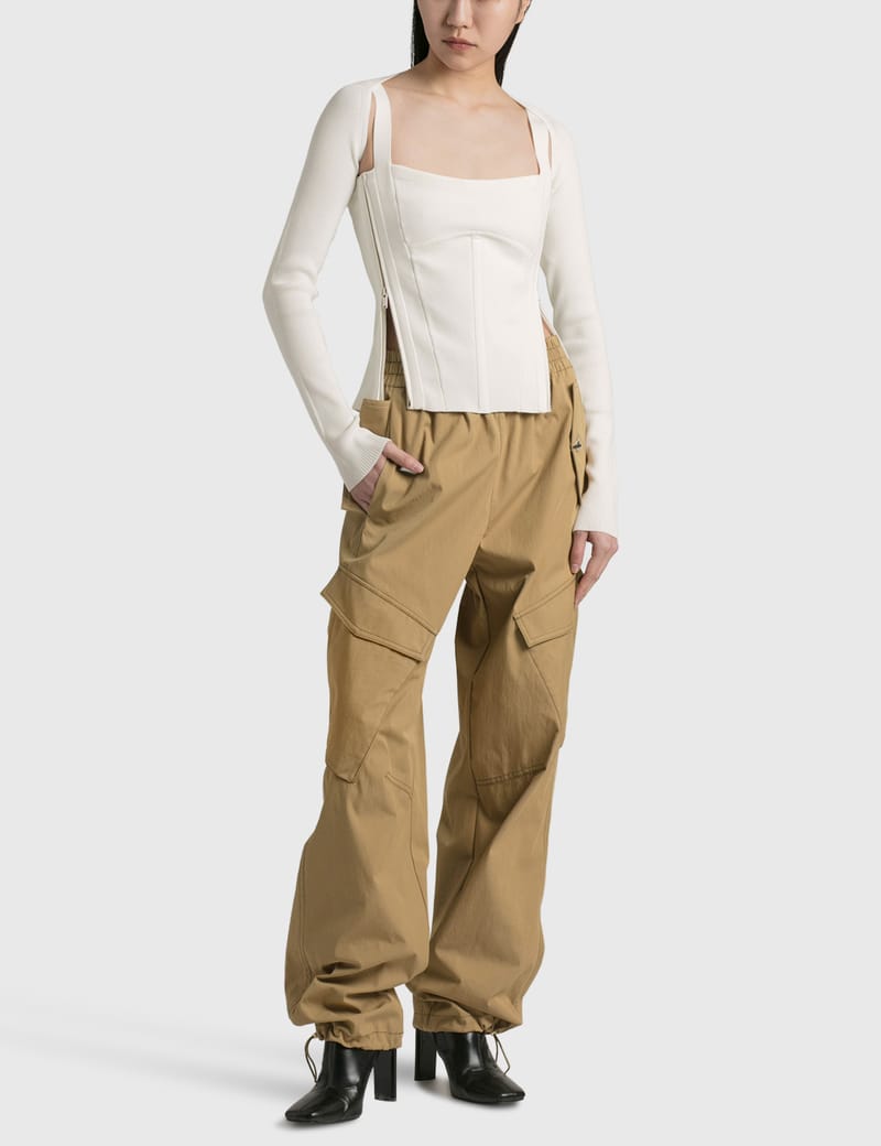 Dion lee toggle parachute パンツ DION LEE | Toggle Parachute Pants | Black