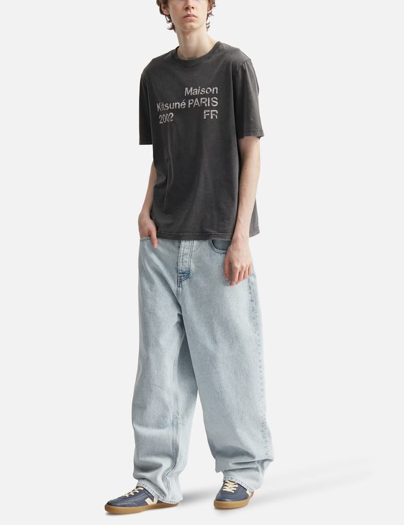 Maison Kitsuné 2002 Faded Comfort T-Shirt - Faded organic cotton