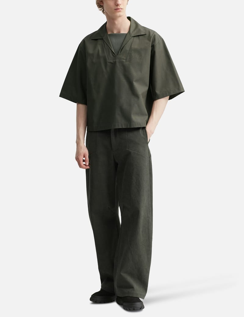 Seventh Football Box Polo - Elevate your style with this sage