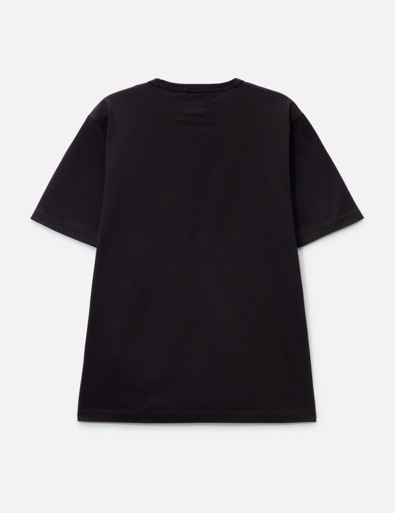 CP COMPANY｜ (30/2 Mercerized Jersey Twisted Typographic 30/2 Mercerized Jersey Twisted Typographic Logo T-Shirt