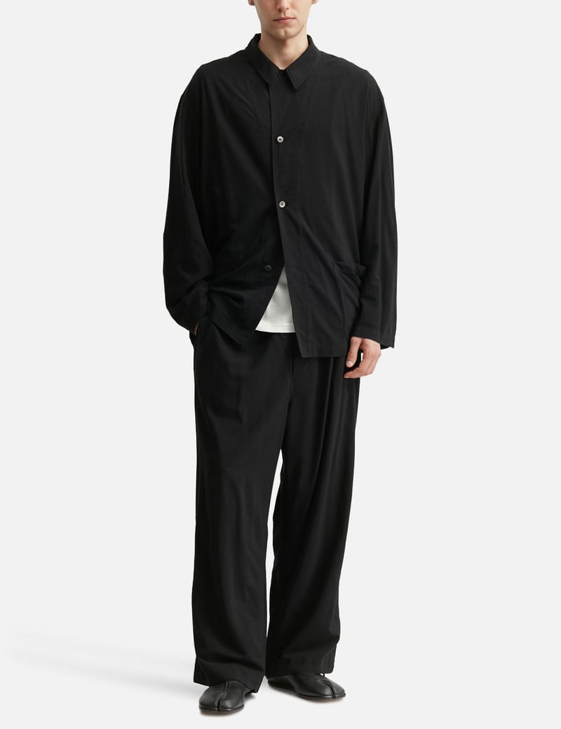 HERILL Linen Open Collar Shirt - Breathable relaxed linen shirt