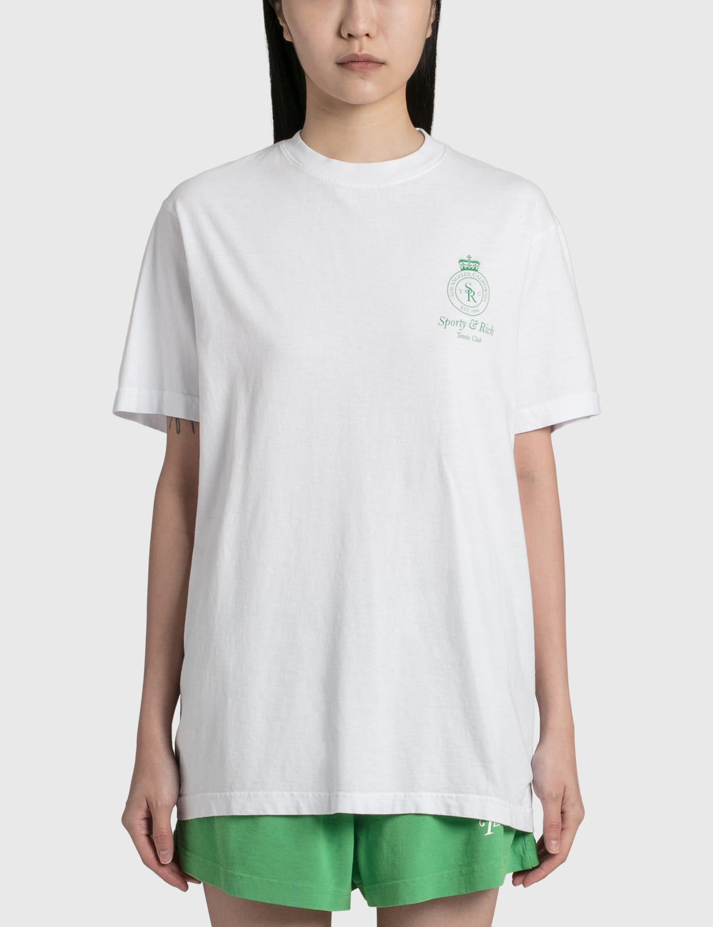 SPORTY&RICH(スポーティアンドリッチ) CROWN T SHIRT-