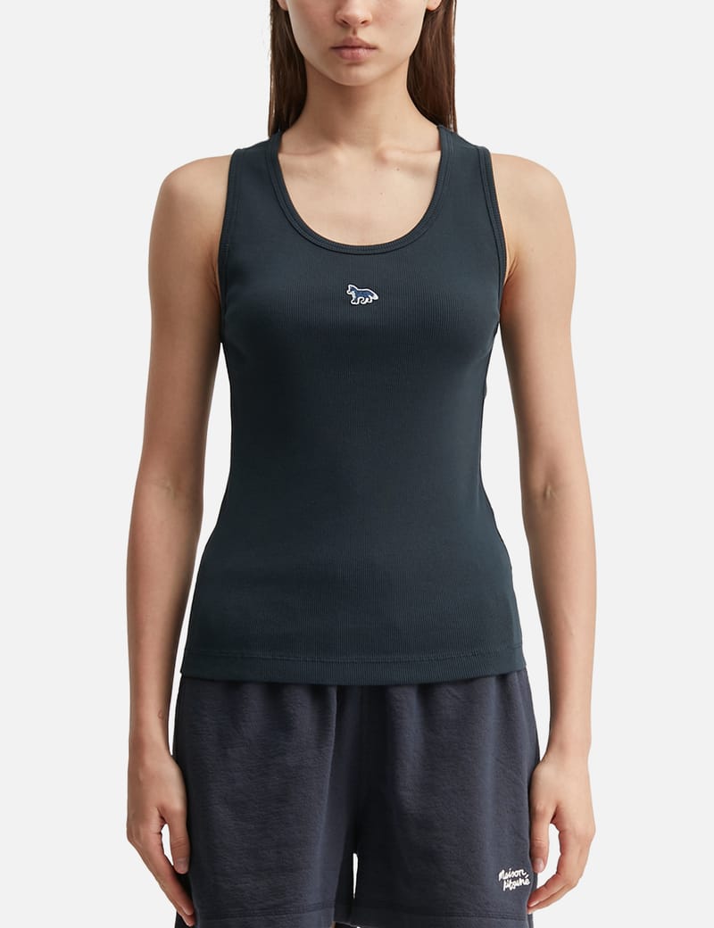 Maison Kitsuné - Baby Fox Ribbed Tank Top | HBX