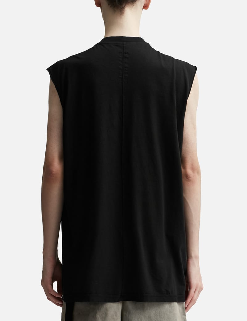 Rick Owens DRKSHDW Tarp Tank T-Shirt in Beige | SVD