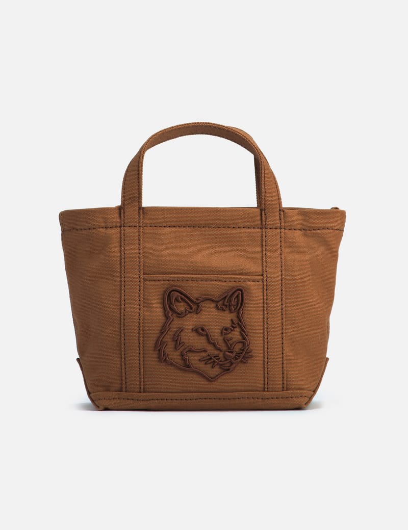 Maison Kitsuné - Fox Head Mini Tote | HBX - Globally Curated
