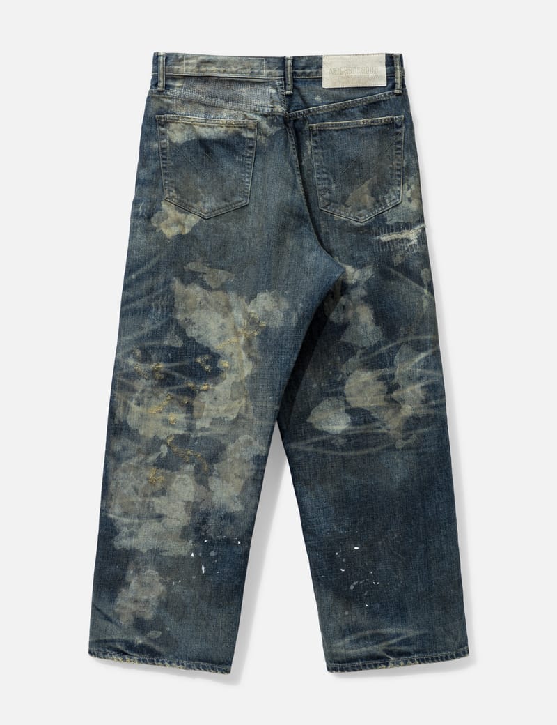 NEIGHBORHOOD - SAVAGE DENIM DP WIDE PANTS | HBX - Globally