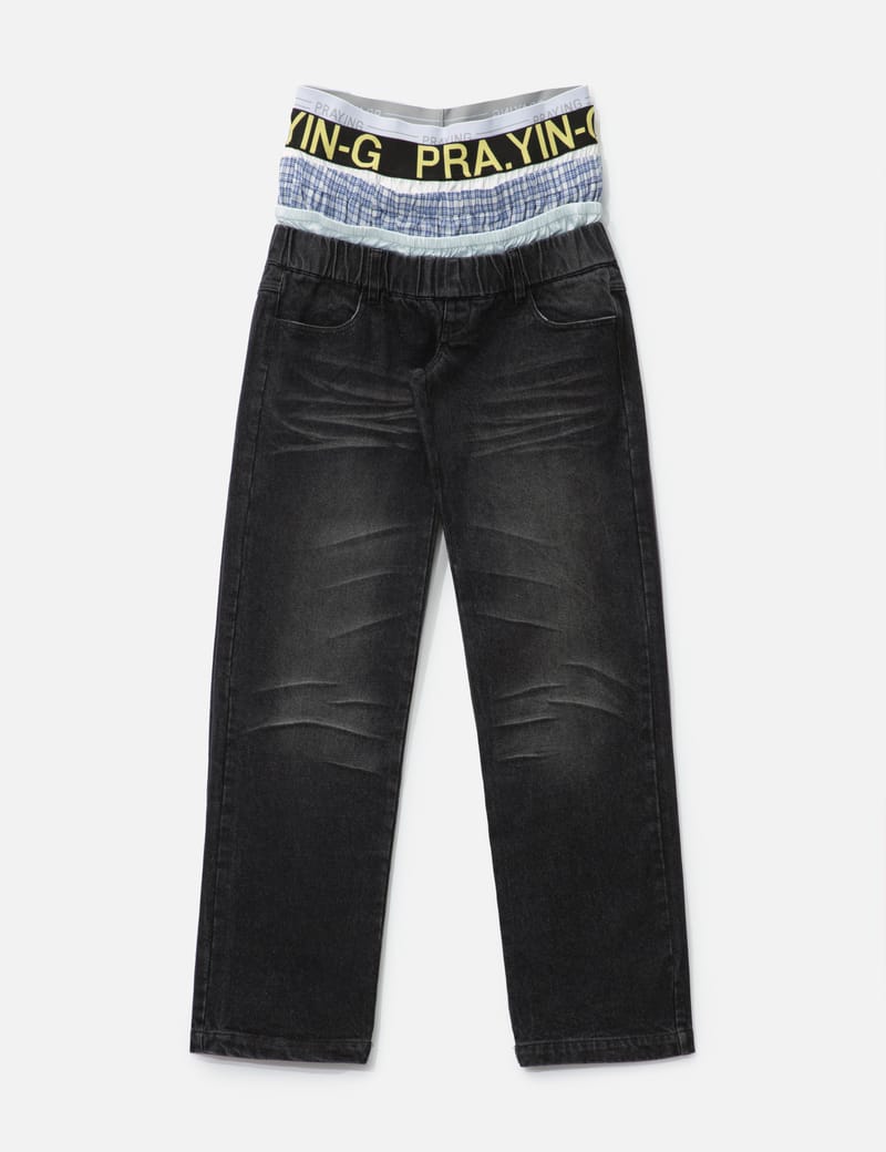 国内発送 Praying プレイング☆Boxer ジーンズ ブラック Boxer Jeans Black