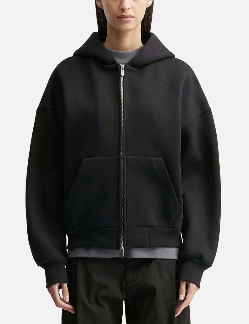 トップス seventh V2 zip hoodie NAVY Seventh V2 Zipped Hoodie - 610GSM厚手コットン混紡の両開きジップ