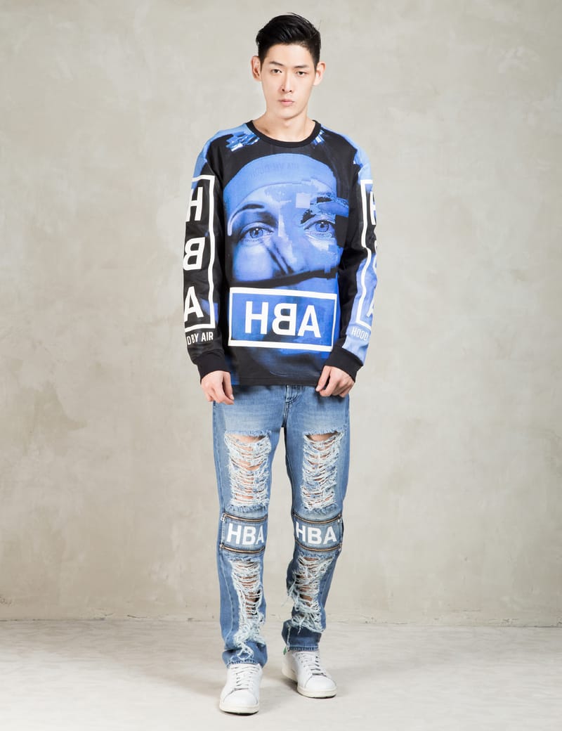Hood By Air. - Blue Shredder Zip Jeans | HBX
