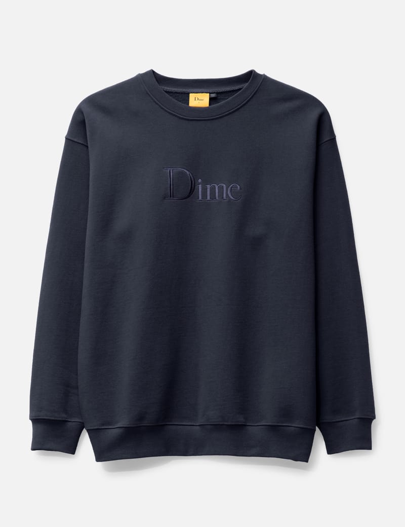 Dime Classic Logo Crewneck Black