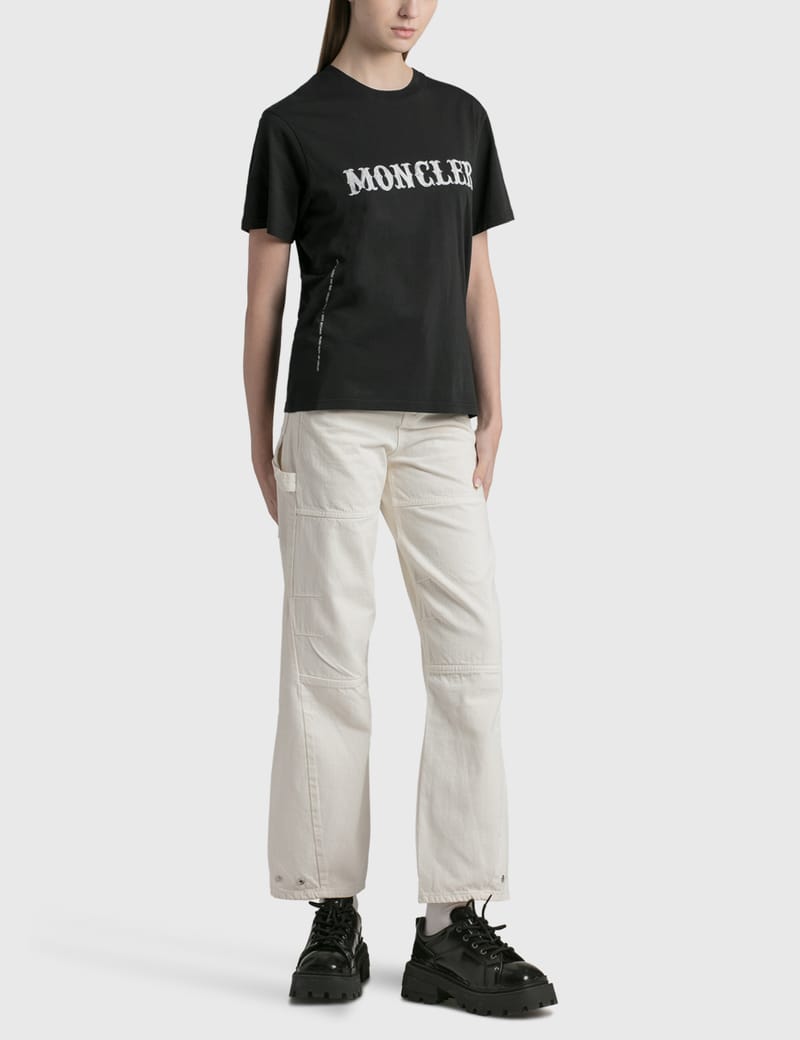 【関税込み】MONCLER☆ Hiroshi Fujiwara WOM ロゴ 半袖Tシャツ Moncler Genius - 7 Moncler FRGMT Hiroshi Fujiwara Logo T