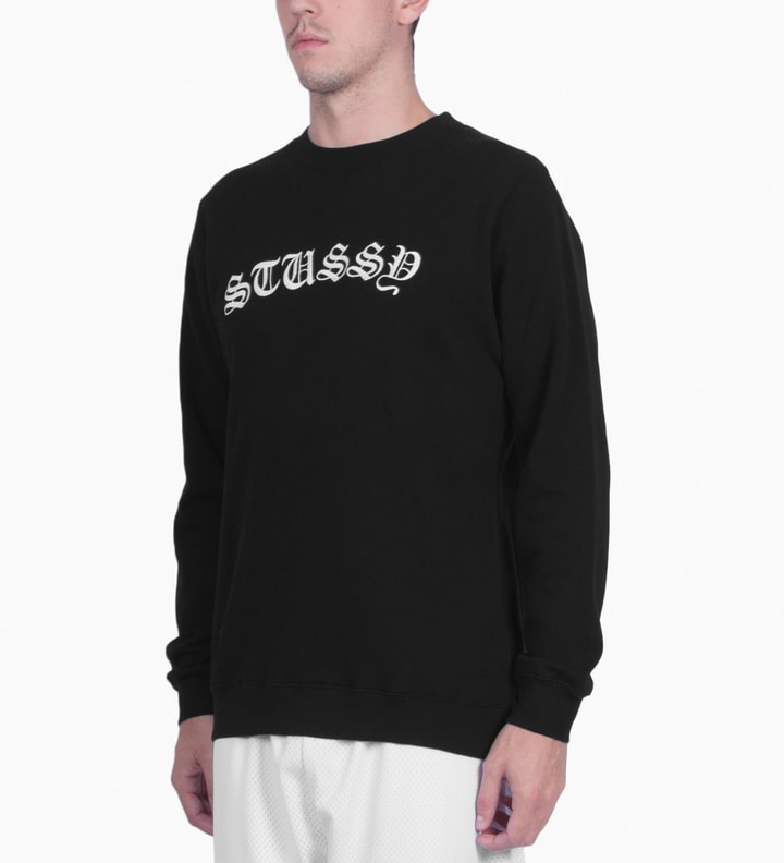 Stüssy - Black Gothic EMB. Sweater | HBX - Globally Curated