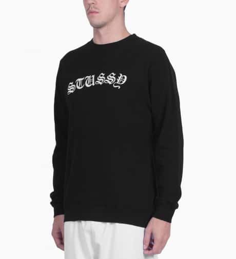 Stüssy - Black Gothic EMB. Sweater | HBX - Globally Curated