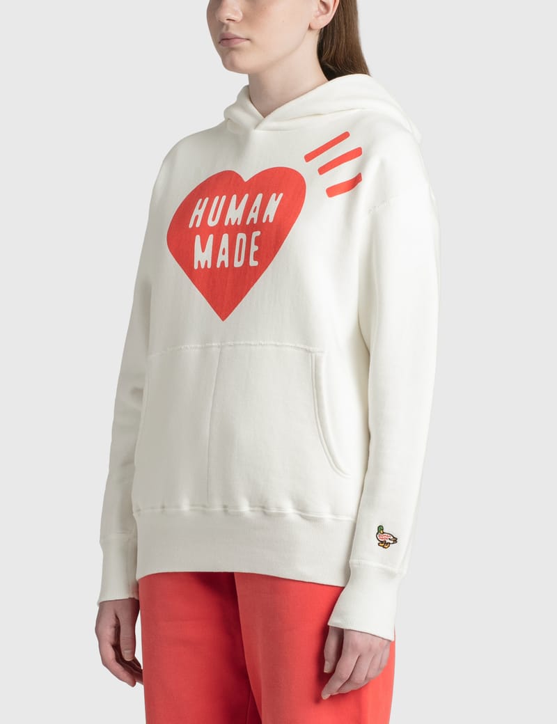Human Made - Heart Logo Hoodie | HBX - Globally Curated Fashion ...