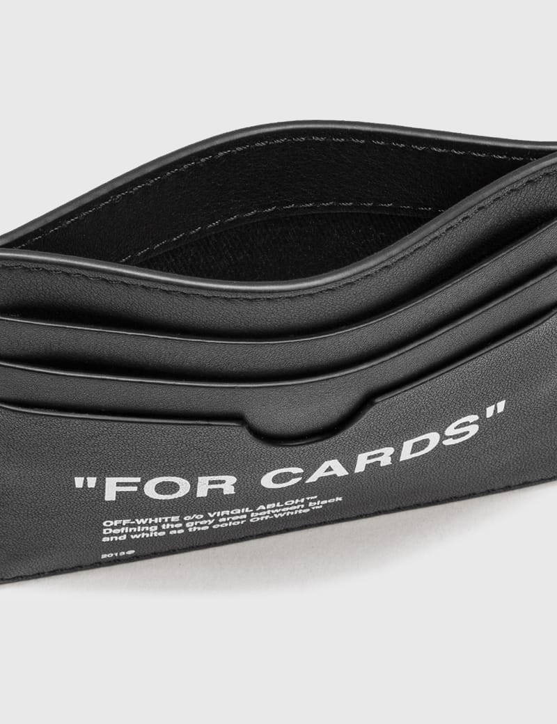 Off-White™ - Quote Card Case | HBX - Globally Curated Fashion and