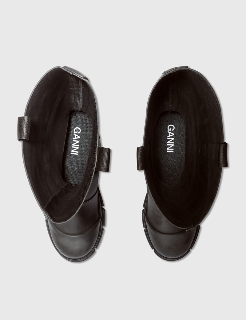 Ganni - Recycled Rubber Country Boot | HBX - Globally Ganni - Recycled Rubber Country Boot | HBX - Globally