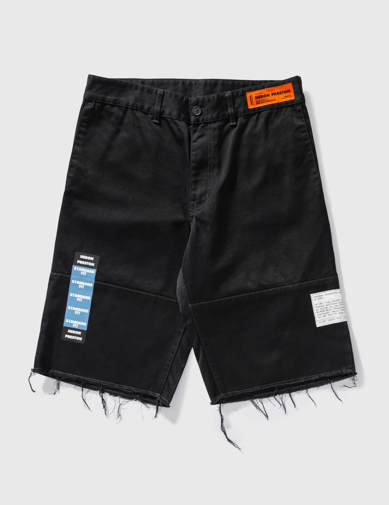 新品■HERON PRESTON Cargo Shorts カーゴショーツ Heron Preston - Heron Chino Raw Edge Shorts | HBX
