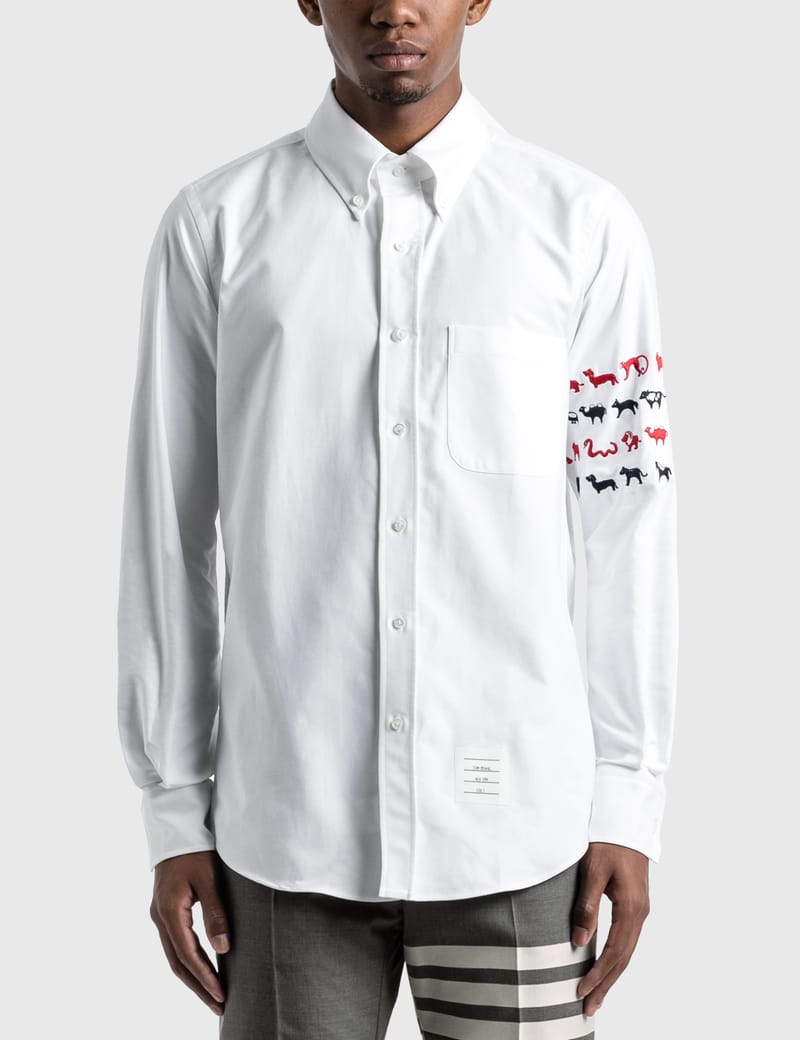 Thom Browne - Animal Icon 4-Bar Shirt | HBX - Globally