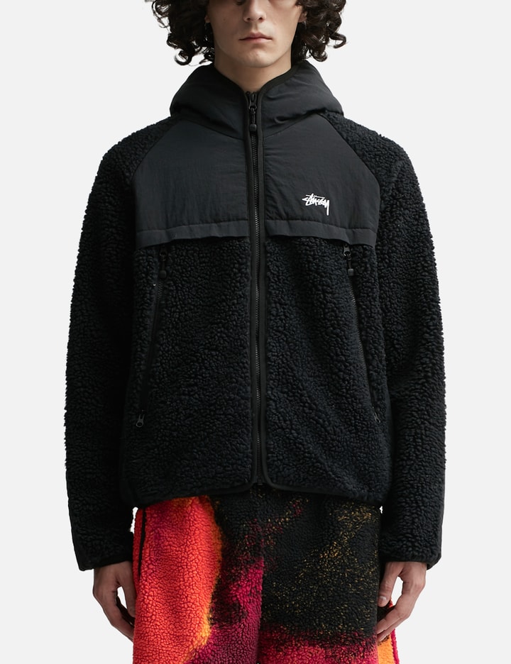 Stüssy - Sherpa Paneled Hooded Jacket | HBX