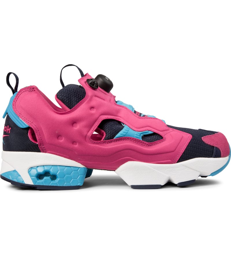 Reebok - Blazing Pink/Indigo Blue Instapump Fury OG Shoes | HBX