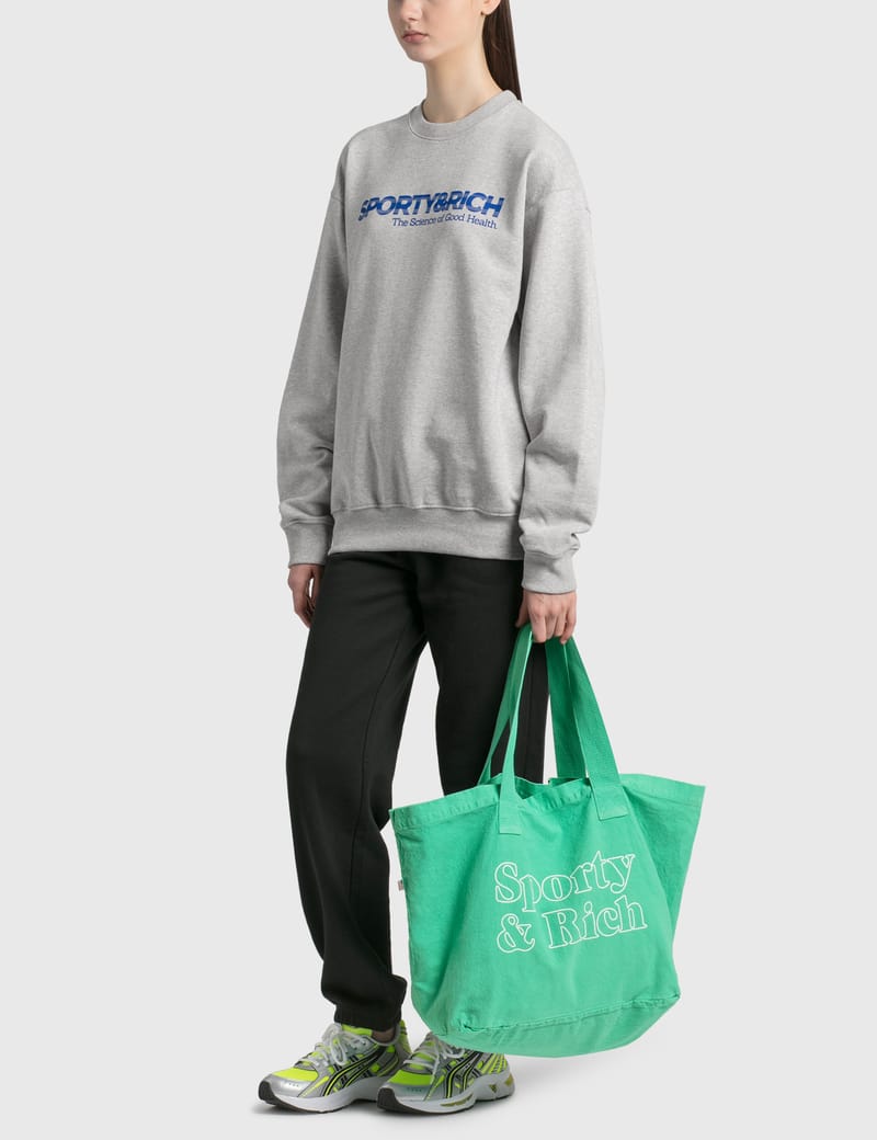 Sporty & Rich - Science Of Good Health Crewneck | HBX - Globally