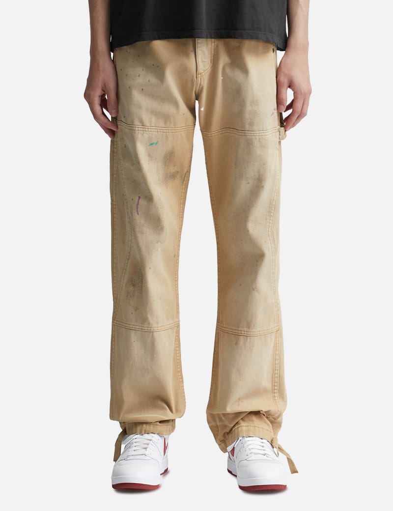 Rhude - CHEVRON PAINTER PANTS | HBX - Globally Curated