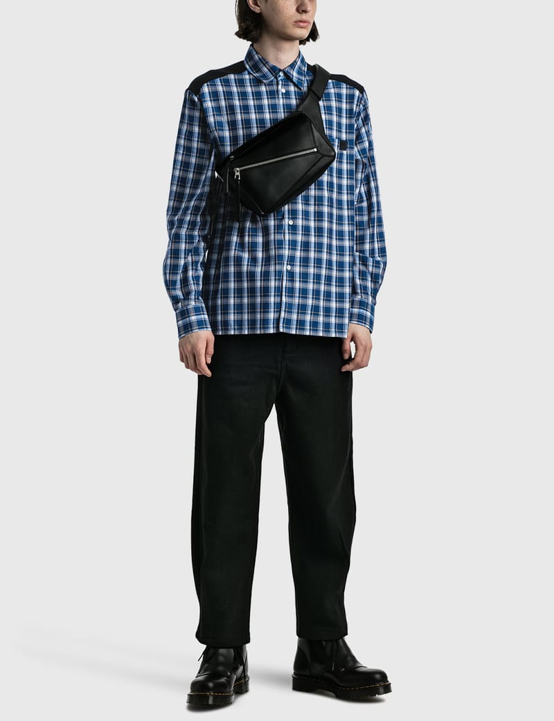 Loewe - Fleece Back Check Shirt | HBX - Globally Curated Fashion