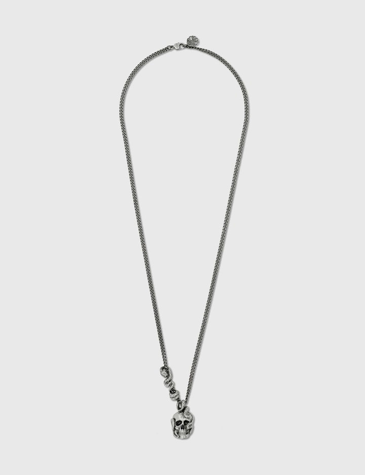 Alexander McQueen - Skull And Snake Necklace | HBX - Globally Curated ...